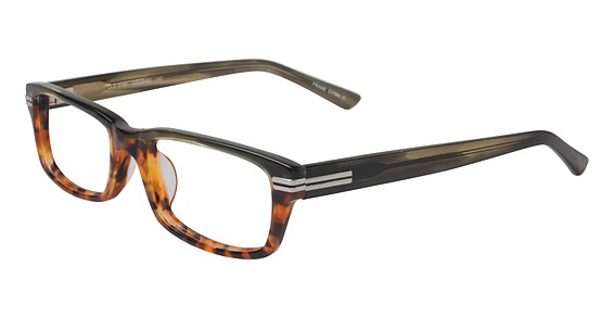 Club Level Designs cld9154 Eyeglasses, C-2 Olive/Tortoise