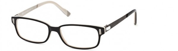 Dakota Smith DS-1014 Eyeglasses, E - Black/White