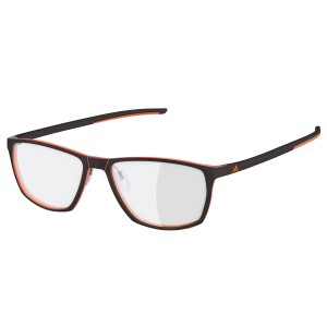 adidas AF37 Lite Fit Full Rim SPX Eyeglasses, 6053 brown matte