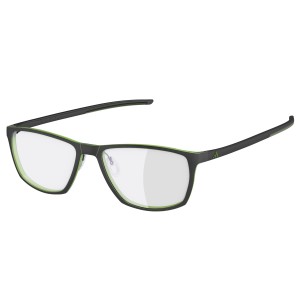 adidas AF37 Lite Fit Full Rim SPX Eyeglasses, 6054 green matte