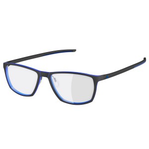 adidas AF37 Lite Fit Full Rim SPX Eyeglasses, 6055 blue matte