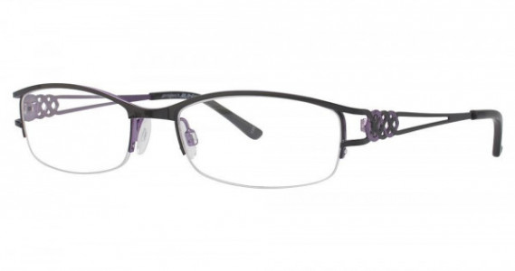 Project Runway Project Runway 123M Eyeglasses, 093 Black Purple