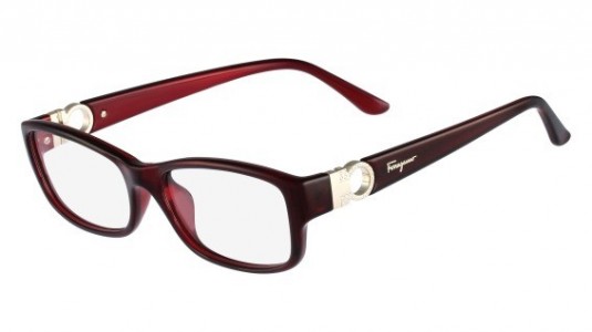 Ferragamo SF2672R Eyeglasses, (605) PEARL BORDEAUX