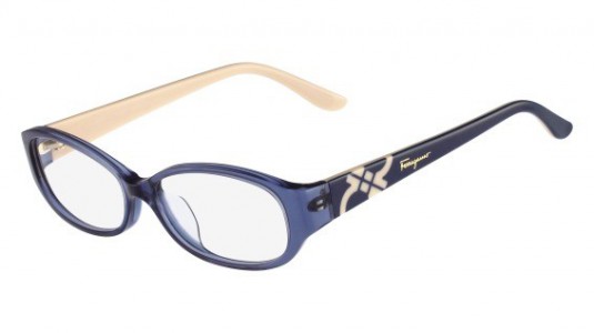 Ferragamo SF2675A Eyeglasses, 424 BLUE