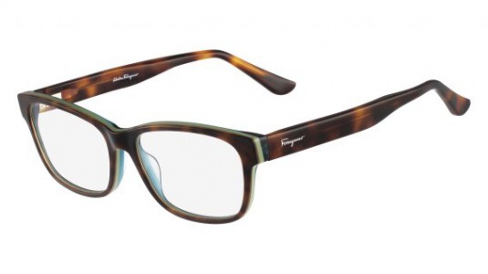 Ferragamo SF2692 Eyeglasses, 220 TORTOISE/GREEN