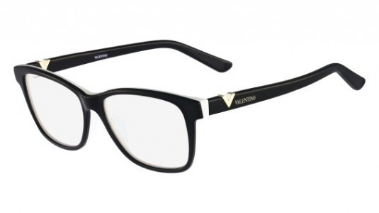Valentino V2674 Eyeglasses, (015) BLACK/WHITE