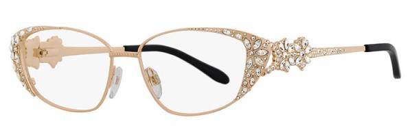 Caviar Caviar 5601 Eyeglasses, (21) Gold w/Clear Crystal Stones