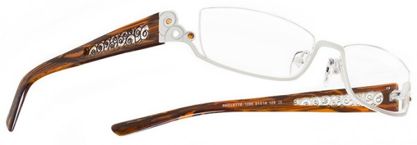 Boz by J.F. Rey PAILLETTE Eyeglasses, White - Orange - Brown (1095)