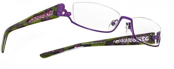 Boz by J.F. Rey PAILLETTE Eyeglasses, Purple - Green (7080)