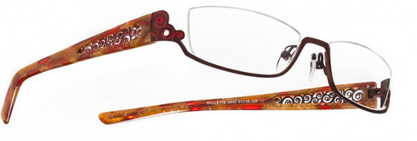 Boz by J.F. Rey PAILLETTE Eyeglasses, Brown - Red - Orange (9535)
