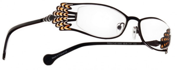 Boz by J.F. Rey PANACHE Eyeglasses, Black - Orange (0060)
