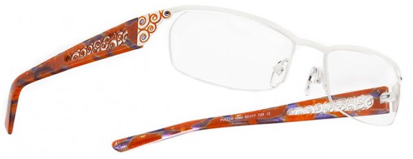 Boz by J.F. Rey PIAZZA Eyeglasses, White - Orange (1060)