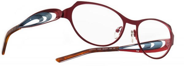 Boz by J.F. Rey PRETTY Eyeglasses, Red - Blue (3522)
