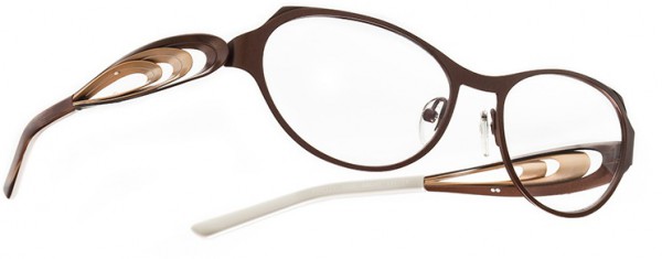 Boz by J.F. Rey PRETTY Eyeglasses, Brown - Gilded (9252)