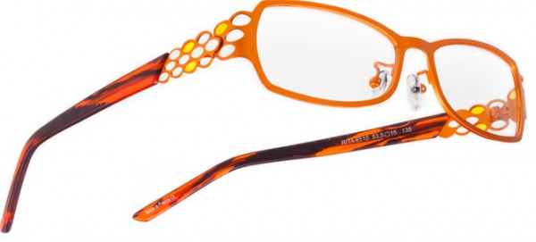 Boz by J.F. Rey RITA Eyeglasses, Orange - Yellow (6510)