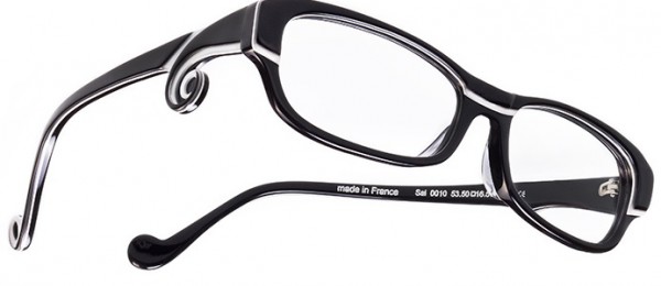 Boz by J.F. Rey SAI Eyeglasses, Black - White (0010)
