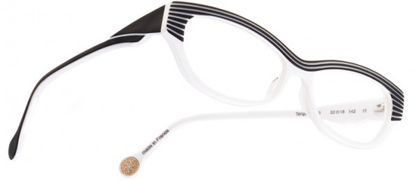 Boz by J.F. Rey TANGO Eyeglasses, Black - White (0010)