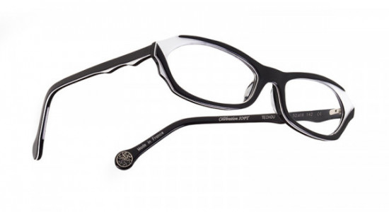 Boz by J.F. Rey TECHOU Eyeglasses, Black - White (0010)