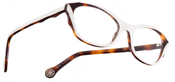 Boz by J.F. Rey TETOI Eyeglasses, White - Brown demi (1093)