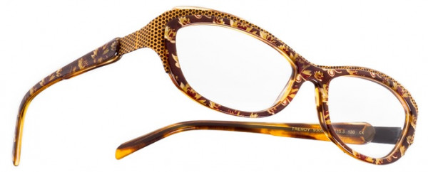 Boz by J.F. Rey TRENDY Eyeglasses, Blond demi - Brown / Gilded inox - Brown (9300)