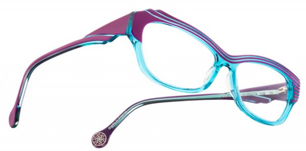 Boz by J.F. Rey TWIST Eyeglasses, Purple / Turquoise (7020)
