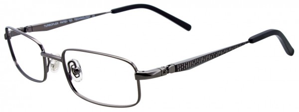 EasyClip EC331 Eyeglasses, SATIN DARK GREY