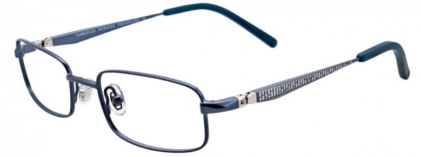 EasyClip EC331 Eyeglasses, SATIN STEELBLUE