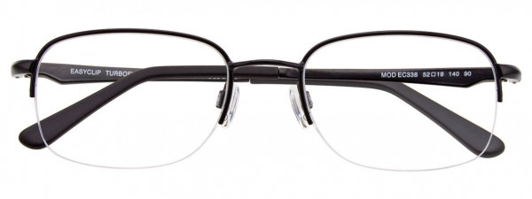 EasyClip EC338 Eyeglasses, 090 - Satin Black