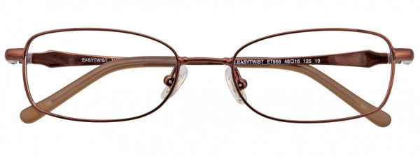 EasyTwist ET958 Eyeglasses, 010 - Shiny Brown