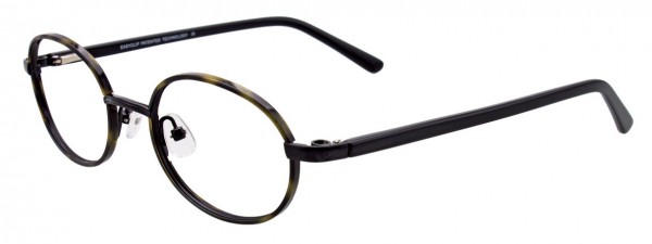 EasyClip EC334 Eyeglasses, TORTOISE GREEN AND BLACK