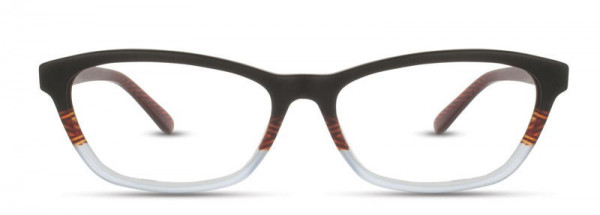 David Benjamin DB-177 Eyeglasses, 3 - Black / Russet / Frost