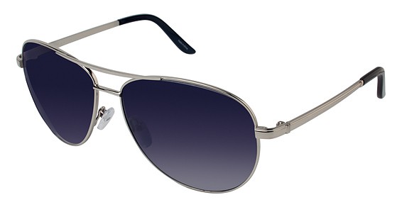 Ann Taylor AT1213S Sunglasses, C02 SILVER (Grey Gradient)