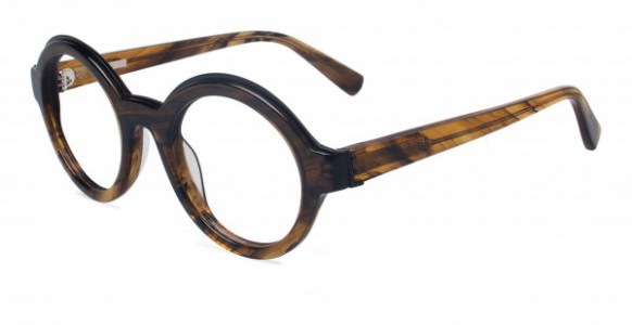 Derek Lam 259 Eyeglasses, CARAMEL STRIPES