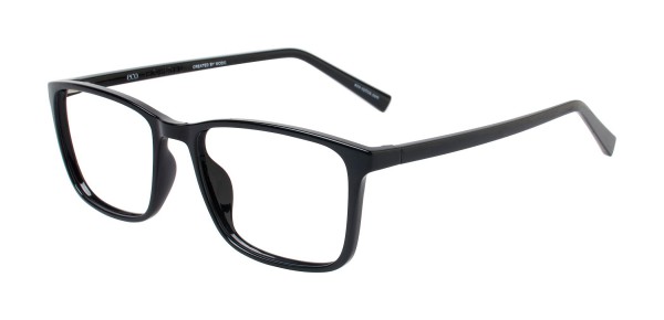 ECO by Modo LOIRE Eyeglasses, Black Shiny
