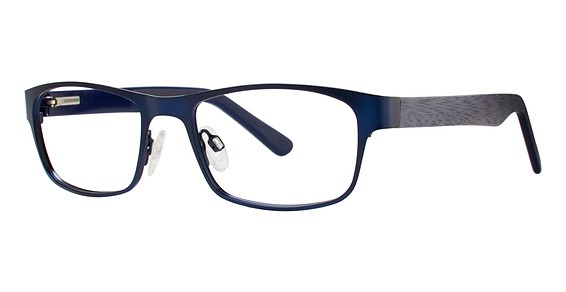 U Rock Heavy Metal Eyeglasses, Matte Navy/Blue