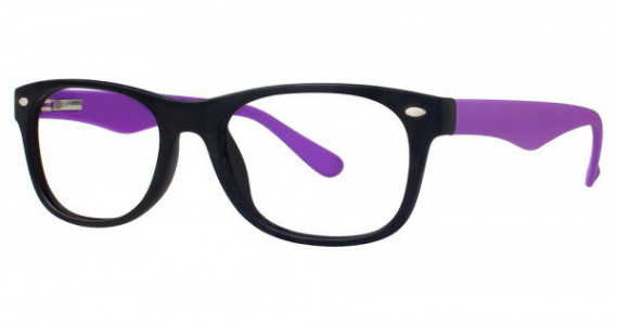 Modern Optical EQUAL Eyeglasses, Black/Purple