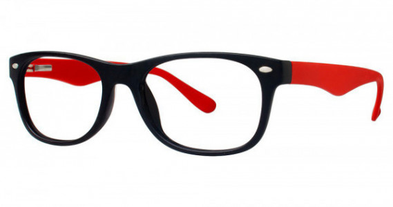Modern Optical EQUAL Eyeglasses, Black/Red