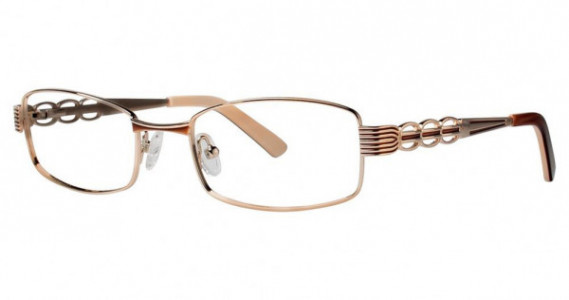 Genevieve Polite Eyeglasses, gold/brown
