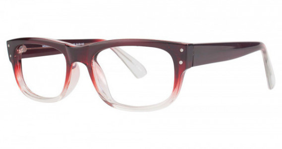 Modern Optical PARALLEL Eyeglasses, Burgundy Fade