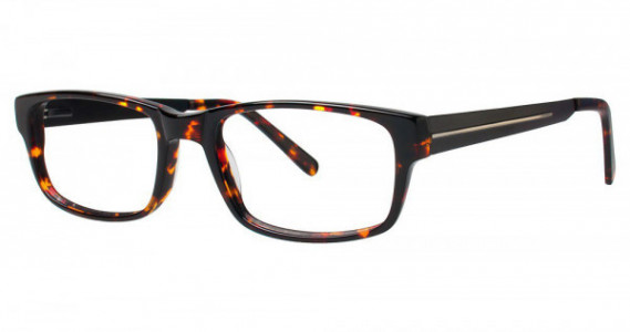 Big Mens Eyewear Club BIG JIM Eyeglasses, Tortoise/Black
