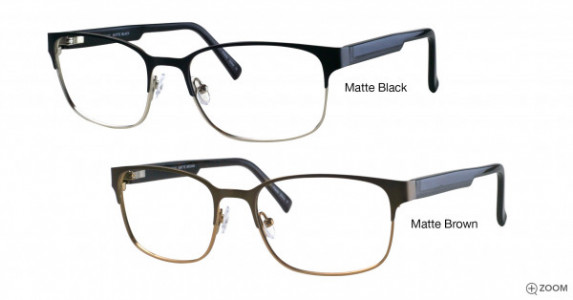 Colours Eyelet Eyeglasses, Matte Black