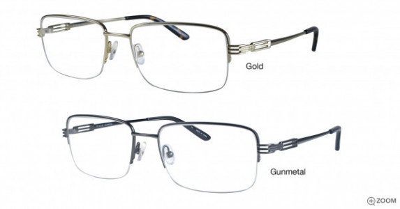 Bulova Overbrook Eyeglasses, Gunmetal