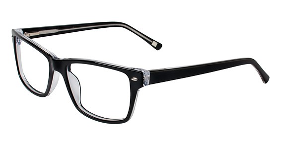 Club Level Designs cld9159 Eyeglasses, C-2 Black/Crystal