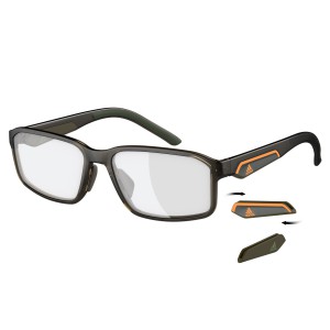 adidas AF39 Convertor Full Rim SPX Eyeglasses, 6052 brown matte