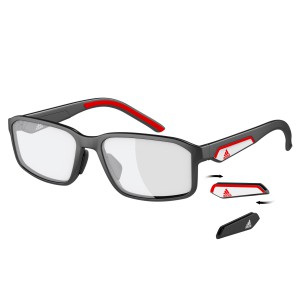 adidas AF39 Convertor Full Rim SPX Eyeglasses, 6055 black