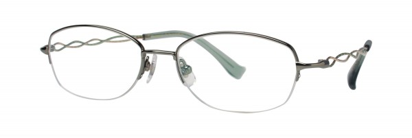 Seiko Titanium LU 104 Eyeglasses, N02 Sage Green / Light Green