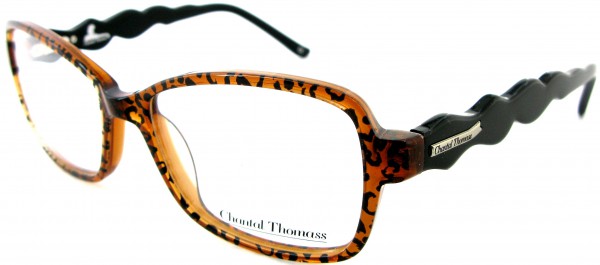 Chantal Thomass CT 14034 Eyeglasses, BROWN-LEOPARD BLACK (C2)