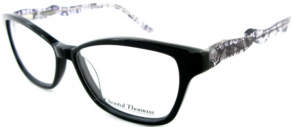 Chantal Thomass CT 14037 Eyeglasses, BLACK-VIOLET LACE (C1)