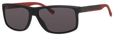 HUGO BOSS Black Boss 0637/S Sunglasses, 0HXA(3H) Black Crystal Brown