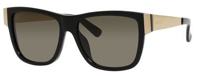 Gucci Gucci 3718/S Sunglasses, 0ANW(HA) Black Gold